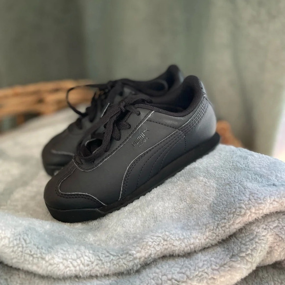 Puma Roma Toddler Sneaker - Black - Size 10C - Picture 7 of 12